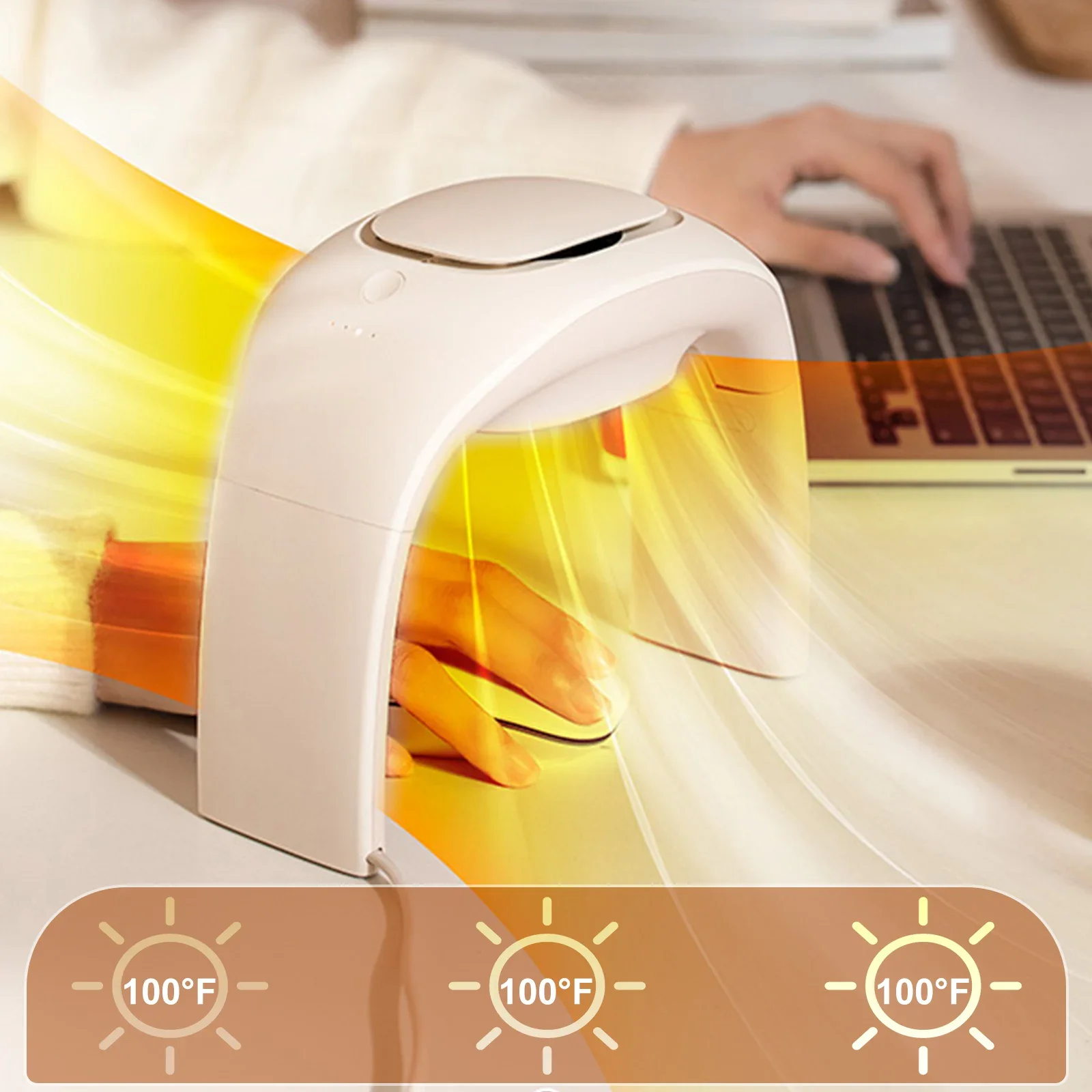 Office Tech Gear - Eary Przenośny Podgrzewacz do Rąk na