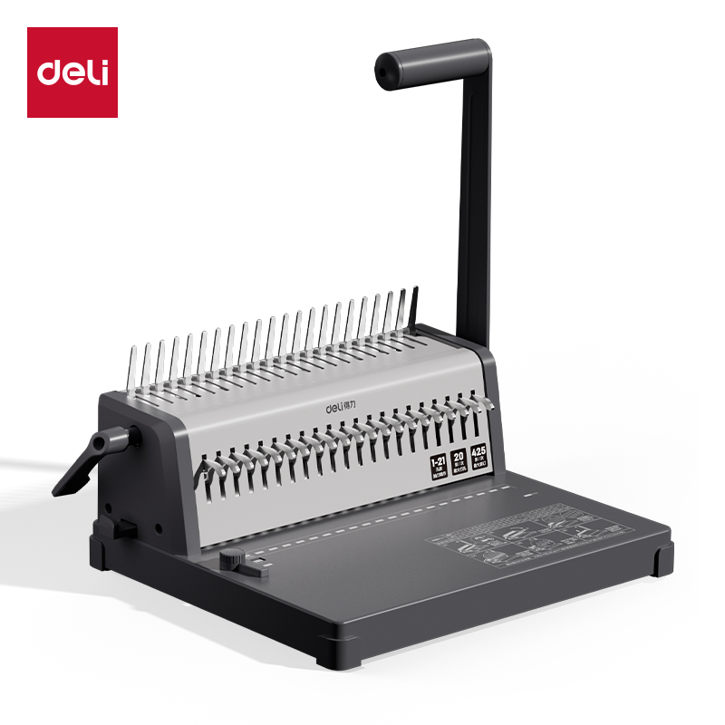 Binding Machine Comb - Deli 3870/3871/3872S/3873S Wytrzymała maszyna do bindowania