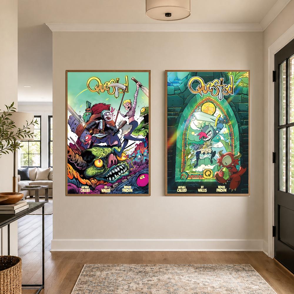 Plakat z grafiką Brand Quested – Office Quest recenzja i cena