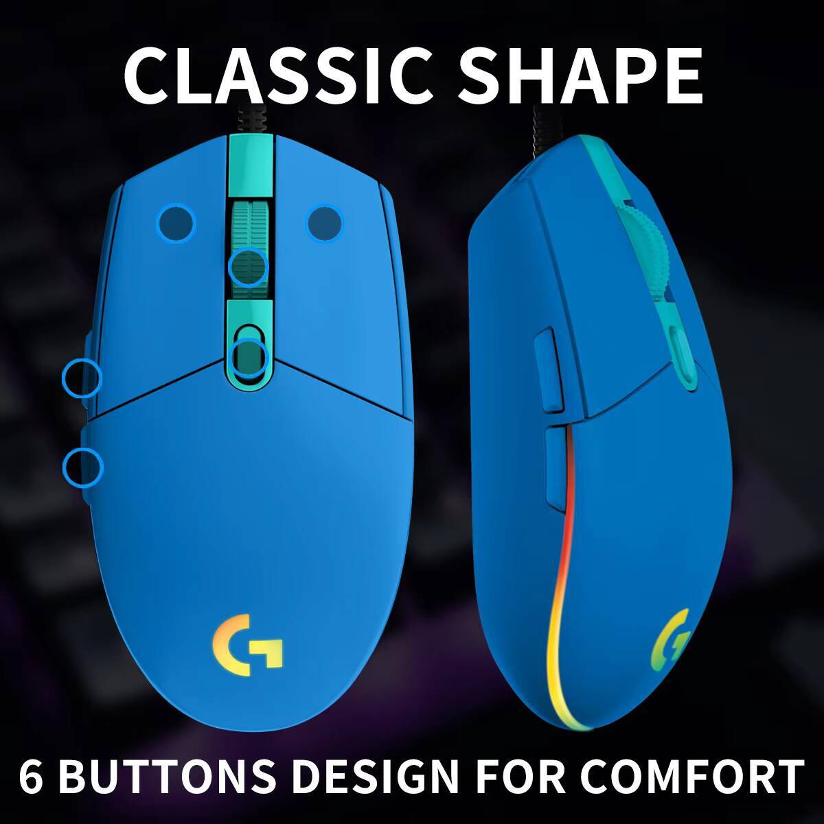 Mysz gamingowa Logitech G203 P – Logitech Mouse G203 recenzja i cena